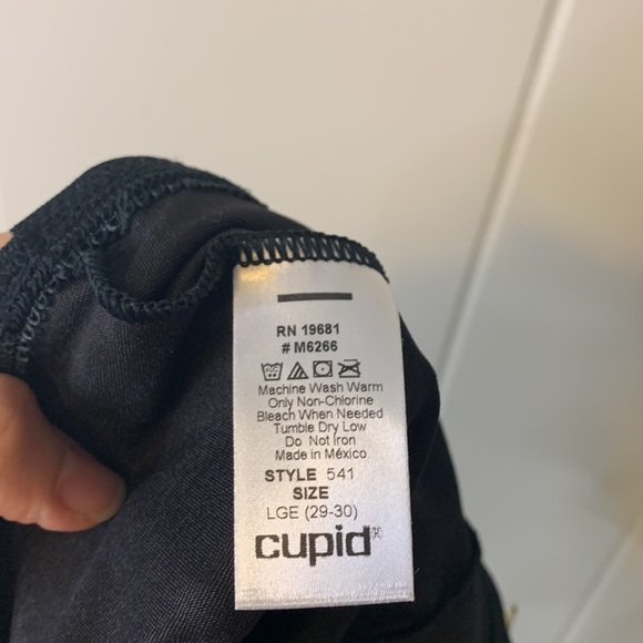 NWT Cupid Sheer Shaping Brief Black Size Large - Picture 6 of 6